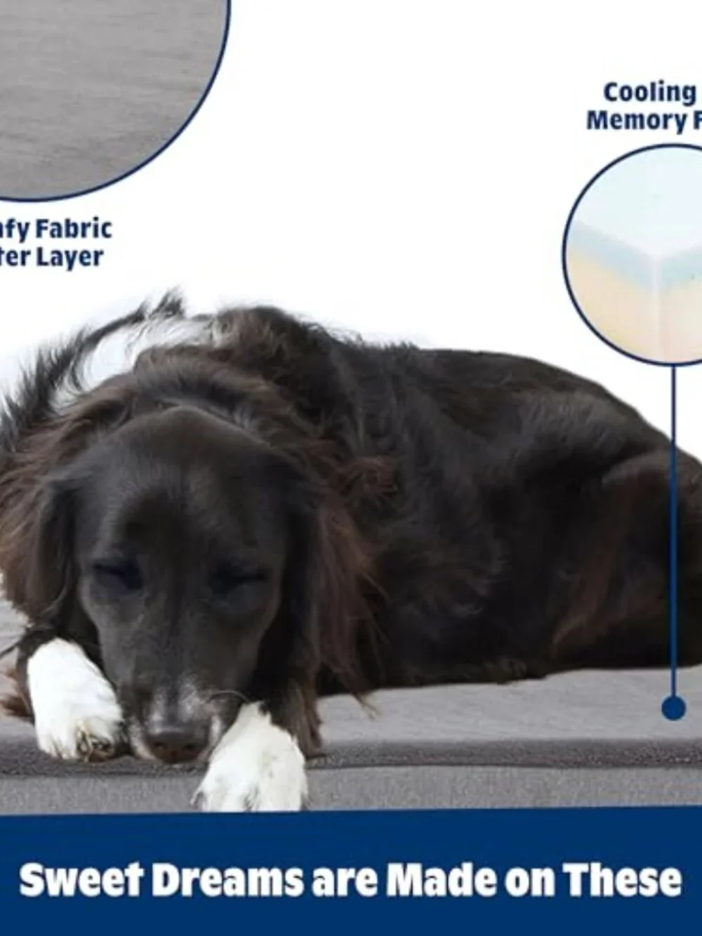 New Orthopedic Dog Bed with Memory Foam, Premium Comfort for Dogs and Puppies